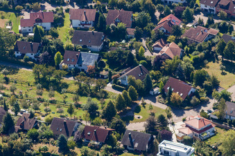 Aerial photograpy of In the Ries in the district Fessenbach in Offenburg in the state Baden-Wuerttemberg, Germany