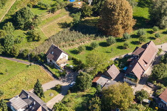 In the Ries in the district Fessenbach in Offenburg in the state Baden-Wuerttemberg, Germany out of the air