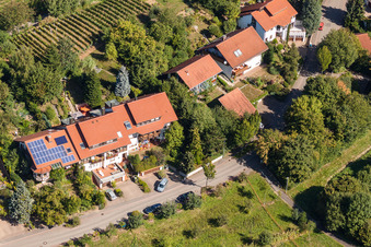 Aerial photograpy of In the Black Forest in the district Fessenbach in Offenburg in the state Baden-Wuerttemberg, Germany