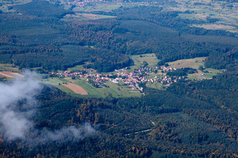 Village view in Climbach in the state Bas-Rhin, France