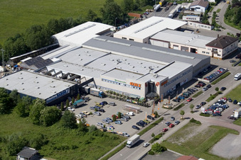 OBI hardware store in the district Minderslachen in Kandel in the state Rhineland-Palatinate, Germany