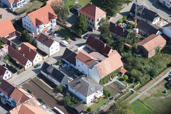 Vollmersweilerer Straße in Freckenfeld in the state Rhineland-Palatinate, Germany out of the air
