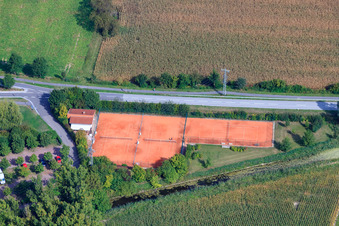 Aerial photograpy of TC 1983 eV Leimersheim in Leimersheim in the state Rhineland-Palatinate, Germany