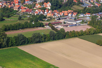 Sports fields of TUS 04 Hördt eV in Hördt in the state Rhineland-Palatinate, Germany