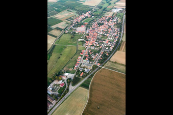 Aerial photograpy of From the west in the district Kapellen in Kapellen-Drusweiler in the state Rhineland-Palatinate, Germany
