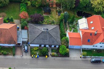 In the mill garden in Eppelsheim in the state Rhineland-Palatinate, Germany out of the air