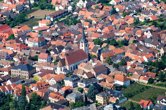 Church of St. Cosmas and Damian in Maikammer in the state Rhineland-Palatinate, Germany