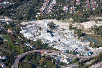 Sand-lime brickworks in the district Oggersheim in Ludwigshafen am Rhein in the state Rhineland-Palatinate, Germany