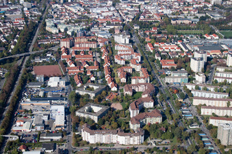 Mahlastr in Frankenthal in the state Rhineland-Palatinate, Germany