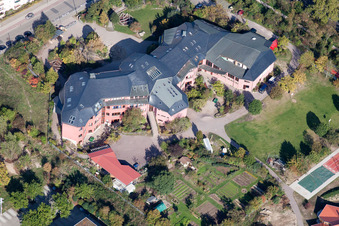 School building of the Freie Waldorfschule Frankenthal in Frankenthal (Pfalz) in the state Rhineland-Palatinate, Germany