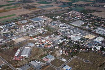 Industrial Area N in Frankenthal in the state Rhineland-Palatinate, Germany