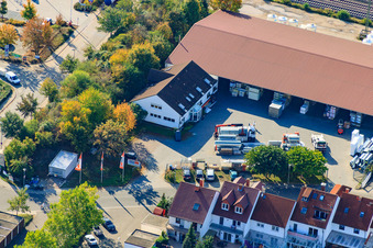 Union Building Center in the district Bobenheim in Bobenheim-Roxheim in the state Rhineland-Palatinate, Germany