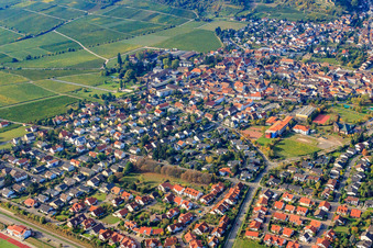 State view with IGS Deidesheim-Wachenheim in Wachenheim an der Weinstraße in the state Rhineland-Palatinate, Germany
