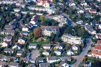 Complex of the hotel building Schloesschen Hildenbrandseck B&B in the district Gimmeldingen in Neustadt an der Weinstrasse in the state Rhineland-Palatinate, Germany