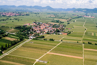 Village view in Roschbach in the state Rhineland-Palatinate, Germany