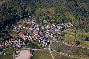 Waldstr in Burrweiler in the state Rhineland-Palatinate, Germany