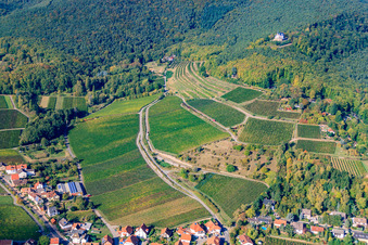 St. Anna Street in Burrweiler in the state Rhineland-Palatinate, Germany