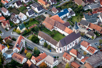 Complex of buildings of the monastery Kloster Klingenmuenster in Klingenmuenster in the state Rhineland-Palatinate, Germany