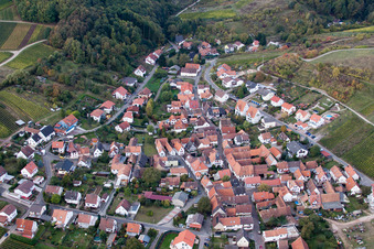 Village view in the district Gleishorbach in Gleiszellen-Gleishorbach in the state Rhineland-Palatinate, Germany