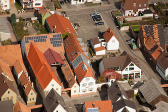 Banking administration building of the financial services company Sparkasse Germersheim-Kandel in Freckenfeld in the state Rhineland-Palatinate