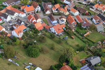 Eichstr in Minfeld in the state Rhineland-Palatinate, Germany out of the air