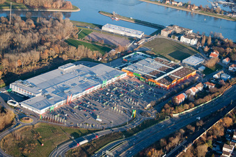 Luitpold Center in the district Maximiliansau in Wörth am Rhein in the state Rhineland-Palatinate, Germany