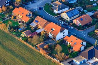 Roman Ring in Berg in the state Rhineland-Palatinate, Germany viewn from the air