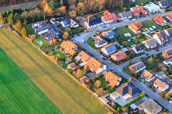 Drone image of Roman Ring in Berg in the state Rhineland-Palatinate, Germany