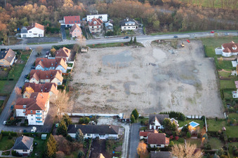 Old supermarket site in Lauterbourg in the state Bas-Rhin, France