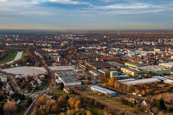 Industriestr in Rastatt in the state Baden-Wuerttemberg, Germany