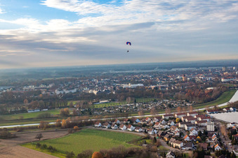 Above the Murg in Rastatt in the state Baden-Wuerttemberg, Germany