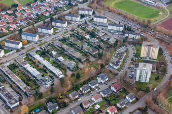 Stadionstr in Rastatt in the state Baden-Wuerttemberg, Germany