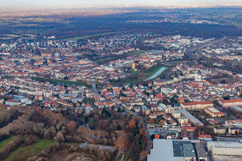 City Garden in Rastatt in the state Baden-Wuerttemberg, Germany
