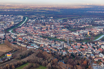 Leopoldring in Rastatt in the state Baden-Wuerttemberg, Germany