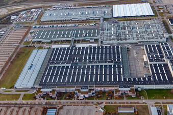 Daimler AG in Rastatt in the state Baden-Wuerttemberg, Germany