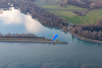 Under the lock of Iffezheim in Beinheim in the state Bas-Rhin, France