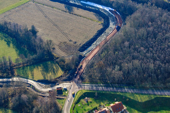 Abtswaldstr in Wörth am Rhein in the state Rhineland-Palatinate, Germany