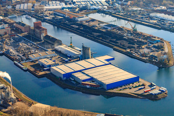 Salzgitter Mannesmann Steel Service GmbH in the district Mühlburg in Karlsruhe in the state Baden-Wuerttemberg, Germany