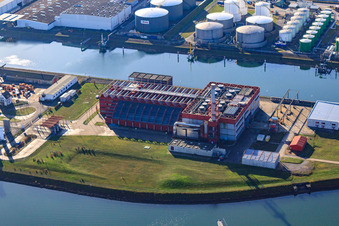 Former Thermoselect plant in the district Mühlburg in Karlsruhe in the state Baden-Wuerttemberg, Germany