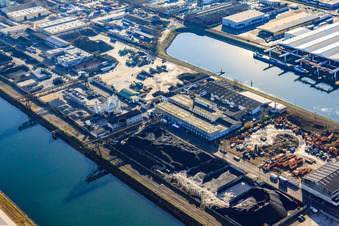 Dyckerhoff Beton GmbH & Co. KG on Hansastr in the district Mühlburg in Karlsruhe in the state Baden-Wuerttemberg, Germany