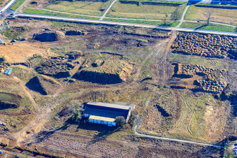 New development area Eichheckle in the district Knielingen in Karlsruhe in the state Baden-Wuerttemberg, Germany