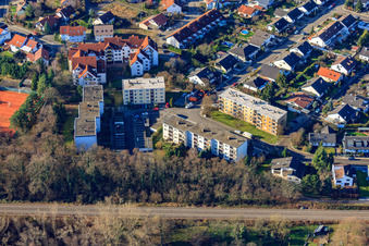 Landauerstr in Jockgrim in the state Rhineland-Palatinate, Germany
