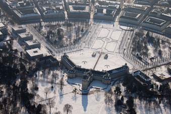 Lock in the district Innenstadt-Ost in Karlsruhe in the state Baden-Wuerttemberg, Germany