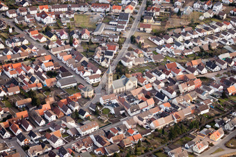 St. James in the district Neuthard in Karlsdorf-Neuthard in the state Baden-Wuerttemberg, Germany