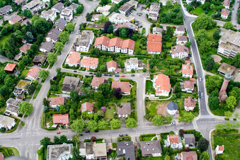 Vosges Avenue in the district Südweststadt in Pforzheim in the state Baden-Wuerttemberg, Germany