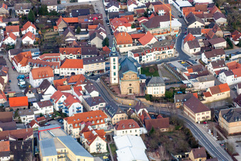 St. Andrew's Church in the district Ubstadt in Ubstadt-Weiher in the state Baden-Wuerttemberg, Germany