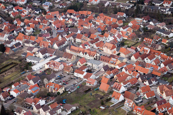 Friedrichstr in the district Bad Mingolsheim in Bad Schönborn in the state Baden-Wuerttemberg, Germany