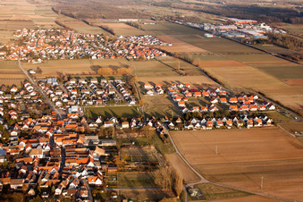 New development area Friedrich-Kreutz-Ring in the district Dammheim in Landau in der Pfalz in the state Rhineland-Palatinate, Germany
