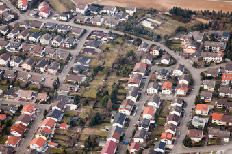Berliner Straße in Ketsch in the state Baden-Wuerttemberg, Germany
