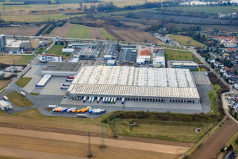 Aldi logistics center in Ketsch in the state Baden-Wuerttemberg, Germany